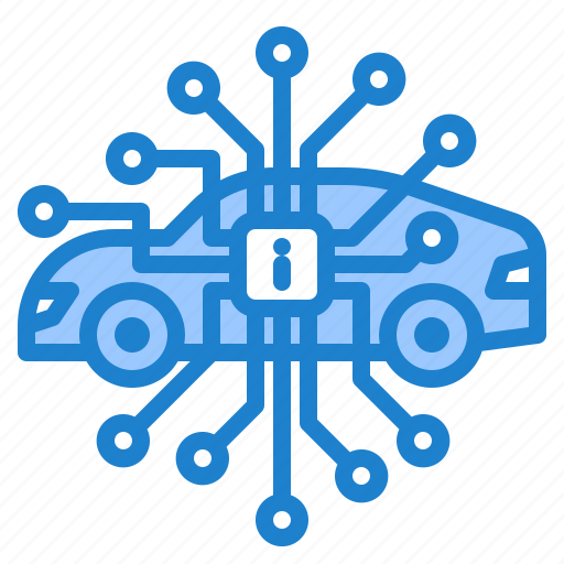 Intelligence, autonomous, car, automatic, chip icon - Download on Iconfinder