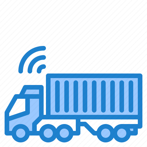 Truck, container, transport, gps, vehicle icon - Download on Iconfinder