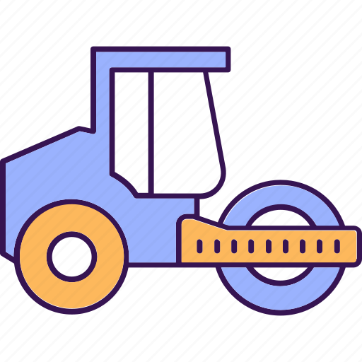 Bulldozer, crawler, dozer, tractor, village icon - Download on Iconfinder