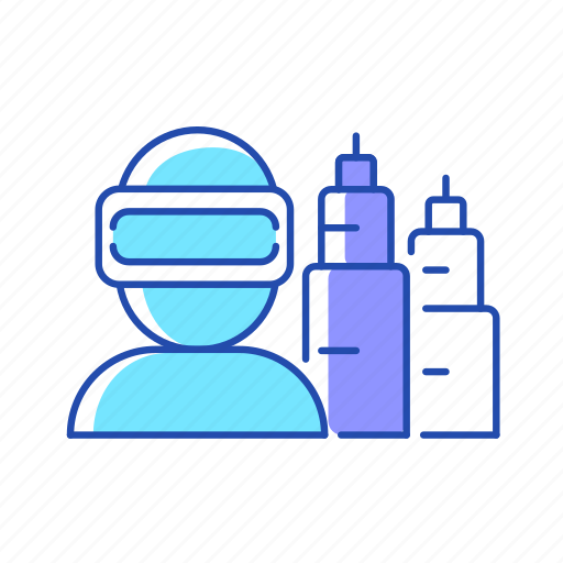 Automation, vr ingeneering, project development, virtual space icon - Download on Iconfinder