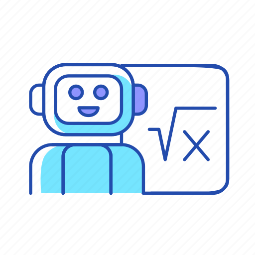Automation, robot teacher, elearning, education icon - Download on Iconfinder
