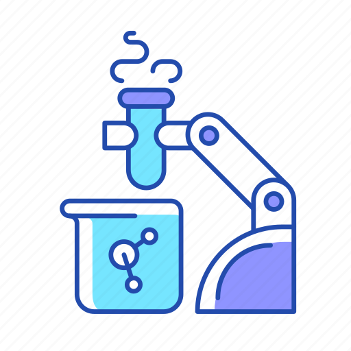 Automation, lab assistant, robotic arm, chemistry icon - Download on Iconfinder