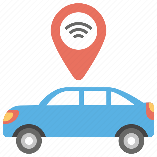 Automatic car, car location, car location tracker, tacker auto car, tracker controller icon - Download on Iconfinder