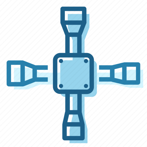 Cross, garage, tool, universal, wheel, wrench icon - Download on Iconfinder