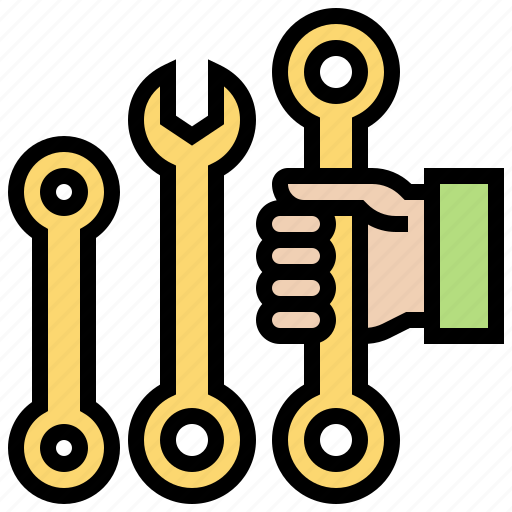 Garage, repair, service, spanner, wrenches icon - Download on Iconfinder