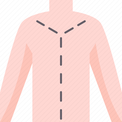 Body, incision, cut, autopsy, surgery icon - Download on Iconfinder
