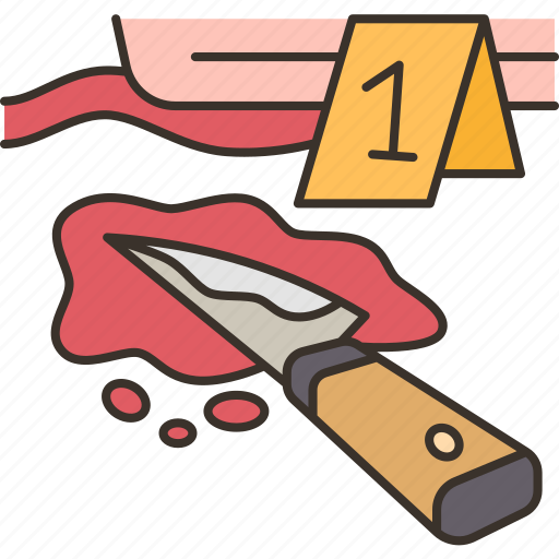 Homicide, crime, evidence, weapon, forensic icon - Download on Iconfinder