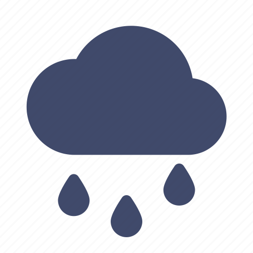 Cloud, drizzle, forecast, light rain, rain, raining, weather icon - Download on Iconfinder