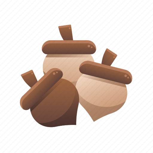 Acorn, acorns, autumn, chestnut, fall, nature, seed icon - Download on Iconfinder