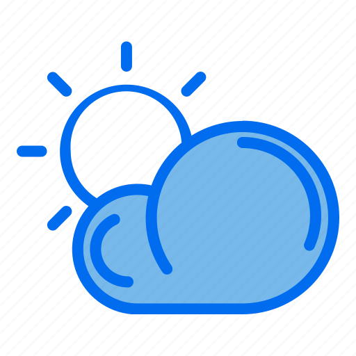 Cloud, autumn, sun, fall, weather icon - Download on Iconfinder