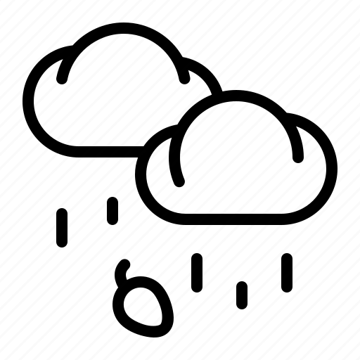Rain, rainy, raining, cloud, storm, climate, autumn icon - Download on Iconfinder