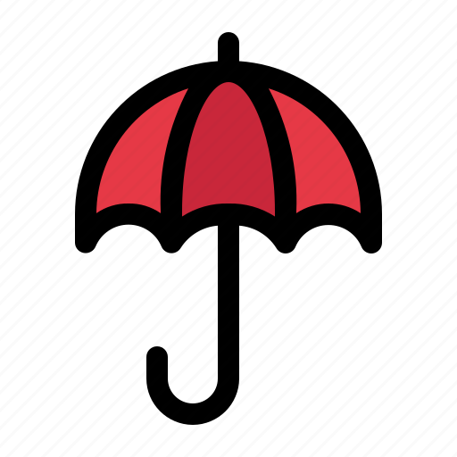 Umbrella, rain, weather, forecast, cloudy, rainy, protection icon - Download on Iconfinder
