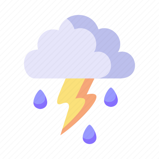 Rain, cloud, heavy, thunderbolt icon - Download on Iconfinder