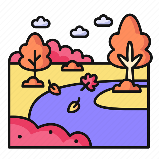 Landscape, trees, leaves, autumn icon - Download on Iconfinder
