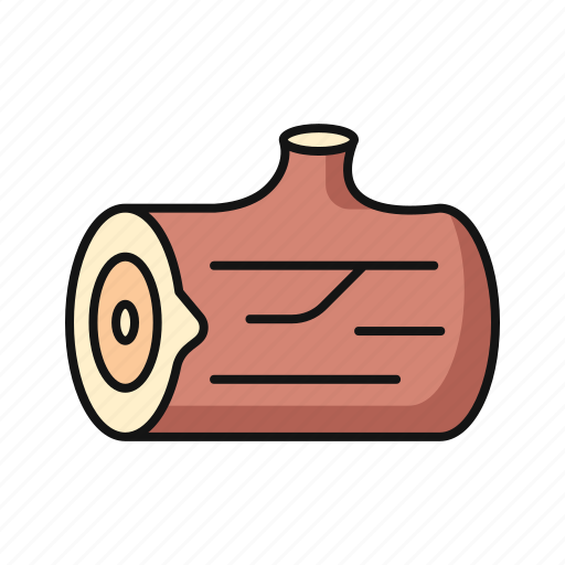 Log, trunk, wood, forest icon - Download on Iconfinder