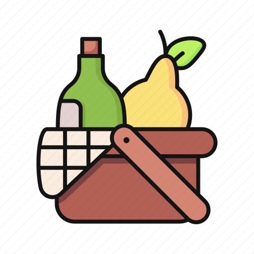 Picnic, basket, camping icon - Download on Iconfinder