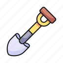 shovel, tool, dig, gardening, construction