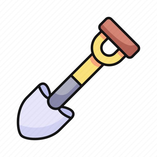 Shovel, tool, dig, gardening, construction icon - Download on Iconfinder