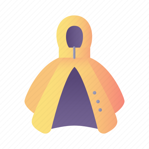 Raincoat, garment, clothing, overcoat icon - Download on Iconfinder