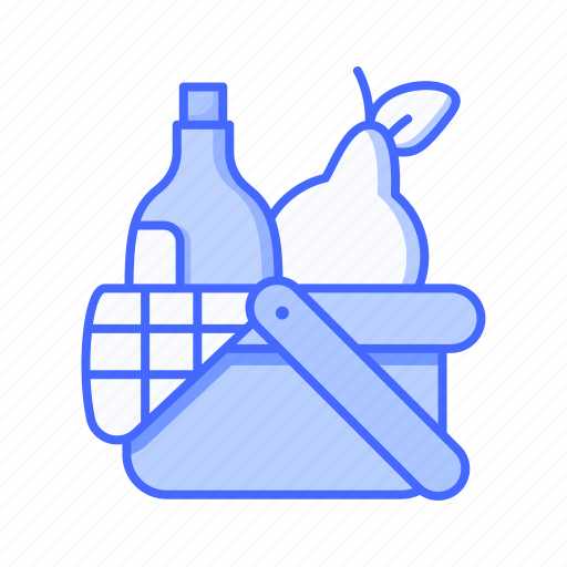 Picnic, basket, camping icon - Download on Iconfinder