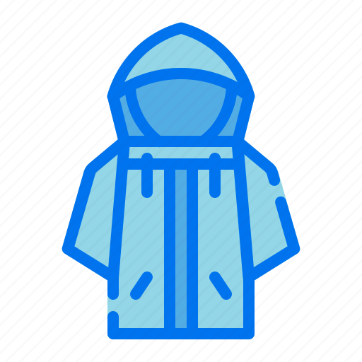 Raincoat, rain, clothing, coat, jacket icon - Download on Iconfinder