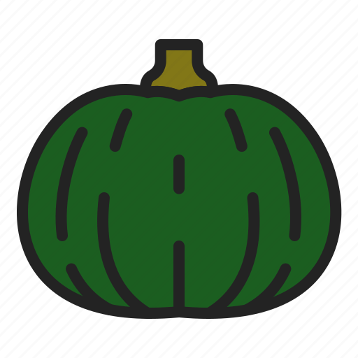 Autumn, food, harvest, kabocha, pumpkin, squash, vegetable icon - Download on Iconfinder