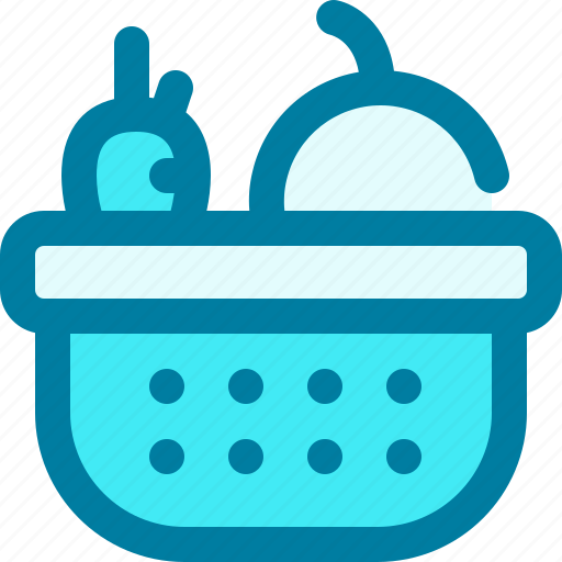 Basket, fruit, groceries, grocery, supplies, vegetables icon - Download on Iconfinder