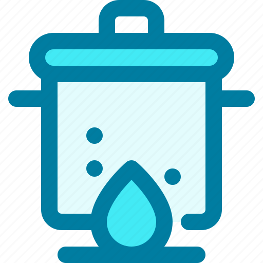Boil, boiling, cooking, kitchen, kitchenware, pot icon - Download on Iconfinder