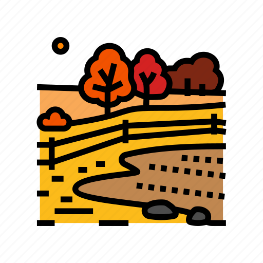 Landskape, red, orange, autumn, fall, leaf icon - Download on Iconfinder
