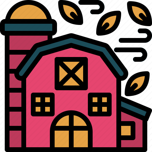 Autumn, barn, farm, agriculture, farming, house icon - Download on Iconfinder