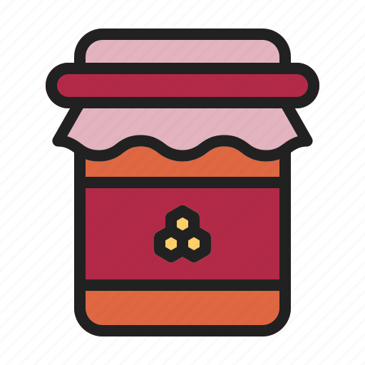 Autumn, fall, honey, jam, jar icon - Download on Iconfinder