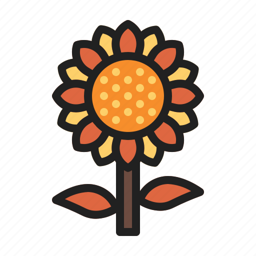 Autumn, fall, plant, sunflower icon - Download on Iconfinder