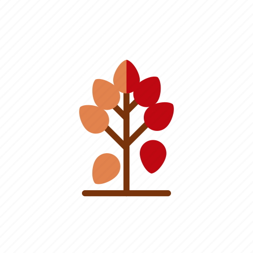 Autumn, brown, red, tree, winter icon - Download on Iconfinder