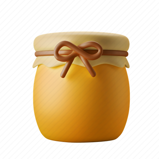 Jam, honey, jar, container, jelly 3D illustration - Download on Iconfinder