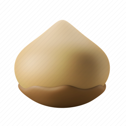 Chestnut, organic, food, agriculture, healthy 3D illustration - Download on Iconfinder