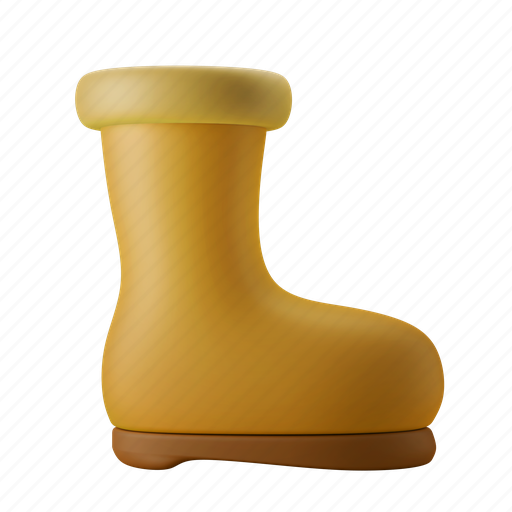 Boot, shoe, winter, outdoor, footwear 3D illustration - Download on Iconfinder