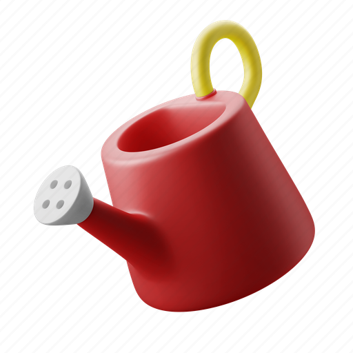 Watering can, gardening, farm, develop, grow 3D illustration - Download on Iconfinder
