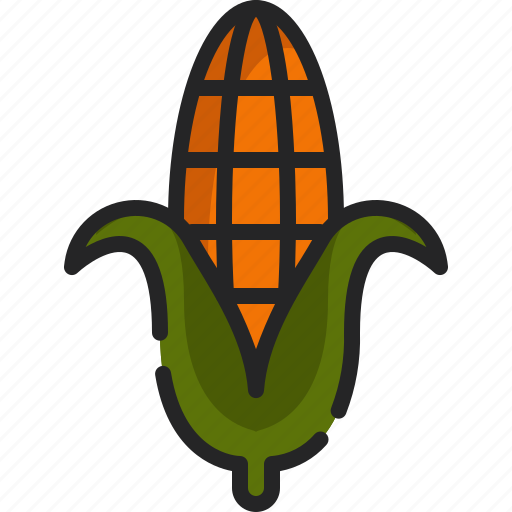 Corn, diet, food, healthy, organic, vegan, vegetarian icon - Download on Iconfinder