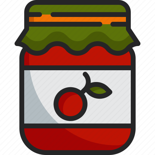 Jam, breakfast, conserve, food, jar icon - Download on Iconfinder