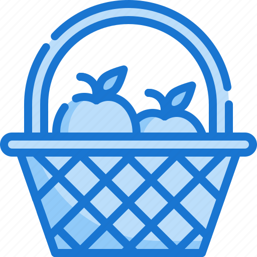 Basket, food, fruit, garden, harvest, natural icon - Download on Iconfinder