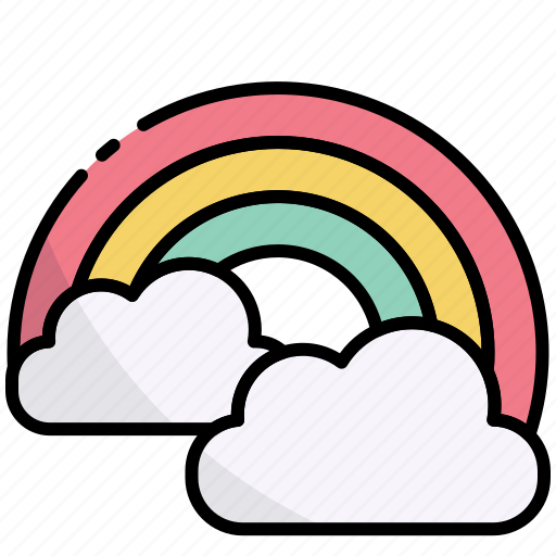 Rainbow, weather, cloud, nature, colorful, sky, season icon - Download on Iconfinder