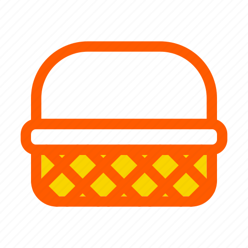 Autumn, basket, fall, fruit, hamper, rattan, woven icon - Download on Iconfinder