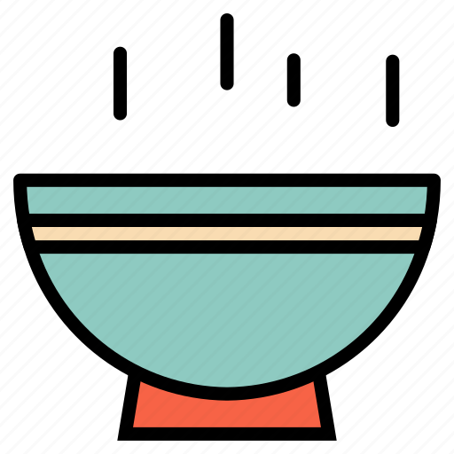 Bowl, hot, noodle, of, soup icon - Download on Iconfinder