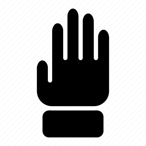 Fingers, five, gesture, hand, human, stop icon - Download on Iconfinder