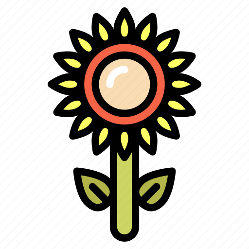 Decoration, flower, gardening, organic, plant, sunflower icon - Download on Iconfinder