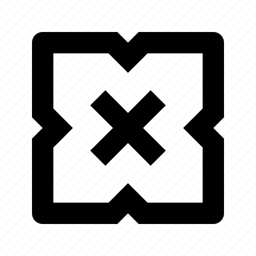 X, square, cross, remove, cancel, tick, status icon - Download on Iconfinder