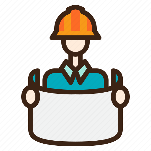 Architect, building, developer, engineer, mechanical, profession, worker icon - Download on Iconfinder