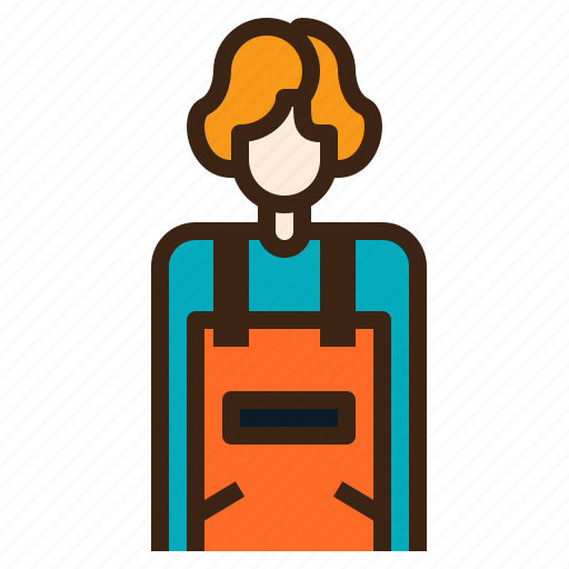Avatar, job, occupation, person, profession, staff, waitress icon - Download on Iconfinder