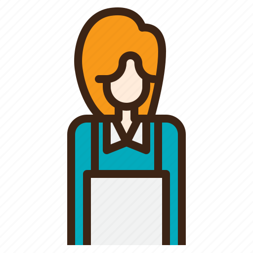 Avatar, occupation, people, profession, staff, waitress, women icon - Download on Iconfinder
