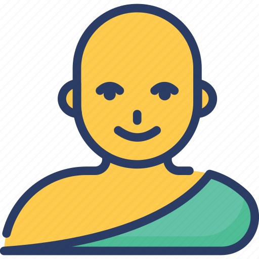 Buddhism, buddhist, menorah, monk, person, religion, temple icon - Download on Iconfinder